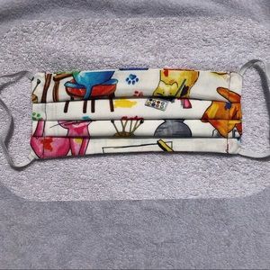 Art Cat Face Mask